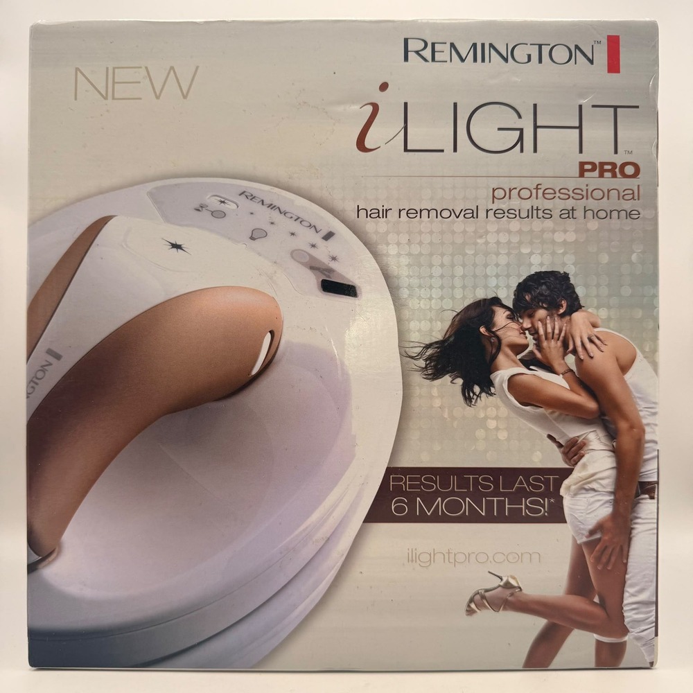 Remington iLIGHT Pro Hair Removal System IPL Device White Gold